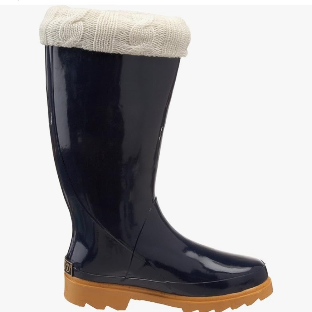 Sporto Nova Sweater Waterproof Rainboots Navy & White